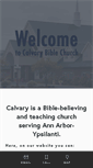 Mobile Screenshot of calvary-bible.org